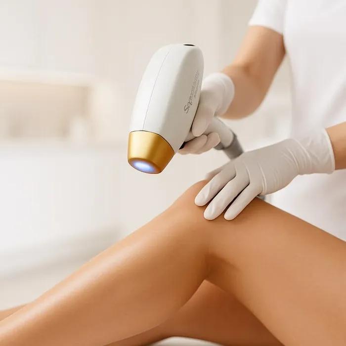 Legs laser hair removal at Aries Clinic Dubai